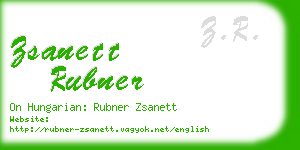 zsanett rubner business card